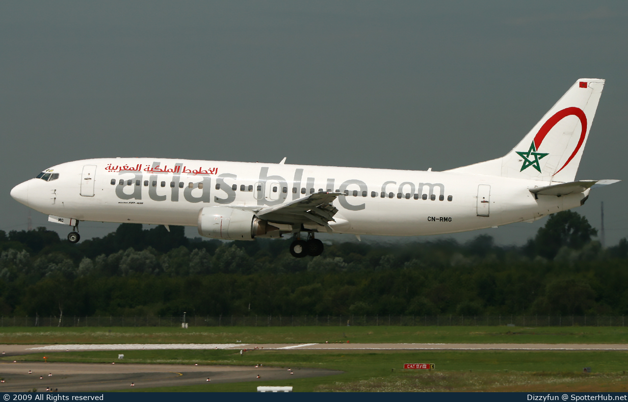 Photo of CN-RMG - Boeing 737-4B6 operated by Atlas Blue (opb Royal Air Maroc)