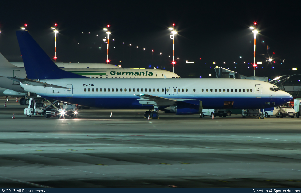 Photo of EY-538 - Boeing 737-4Y0 operated by East Air