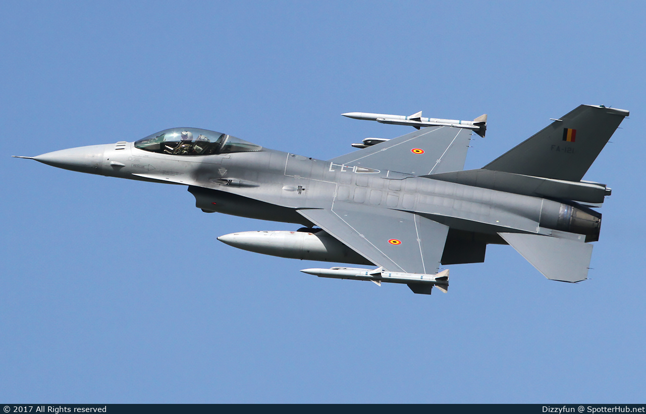 Photo of FA-121 - General Dynamics F-16AM Fighting Falcon operated by Belgian Air Force