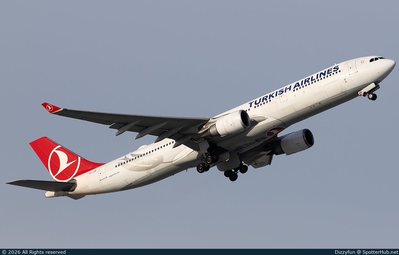 Photo of TC-JOK - Airbus A330-303 operated by Turkish Airlines