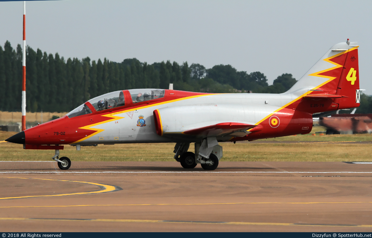 Photo of E.25-78 - CASA C-101EB Aviojet operated by Spanish Air Force