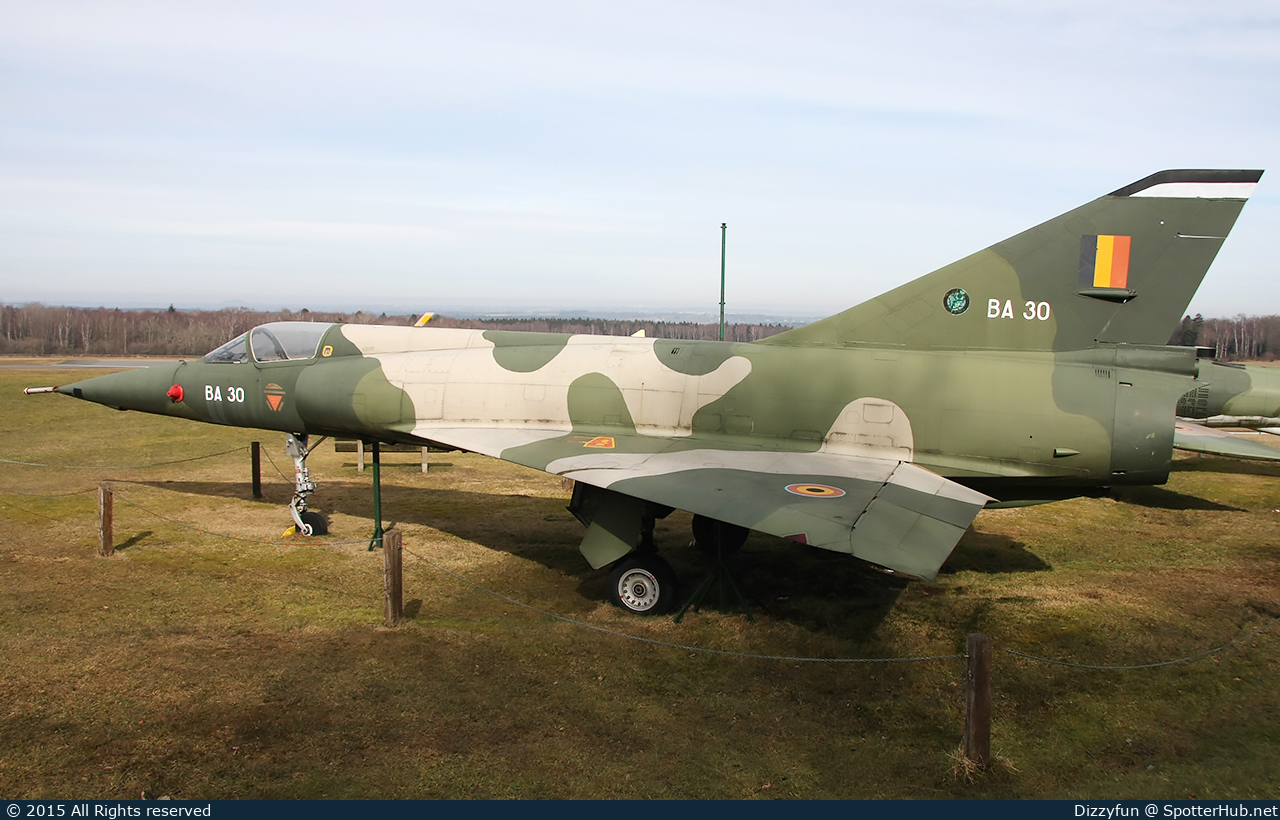 Photo of BA-30 - Dassault Mirage 5BA operated by Belgian Air Force