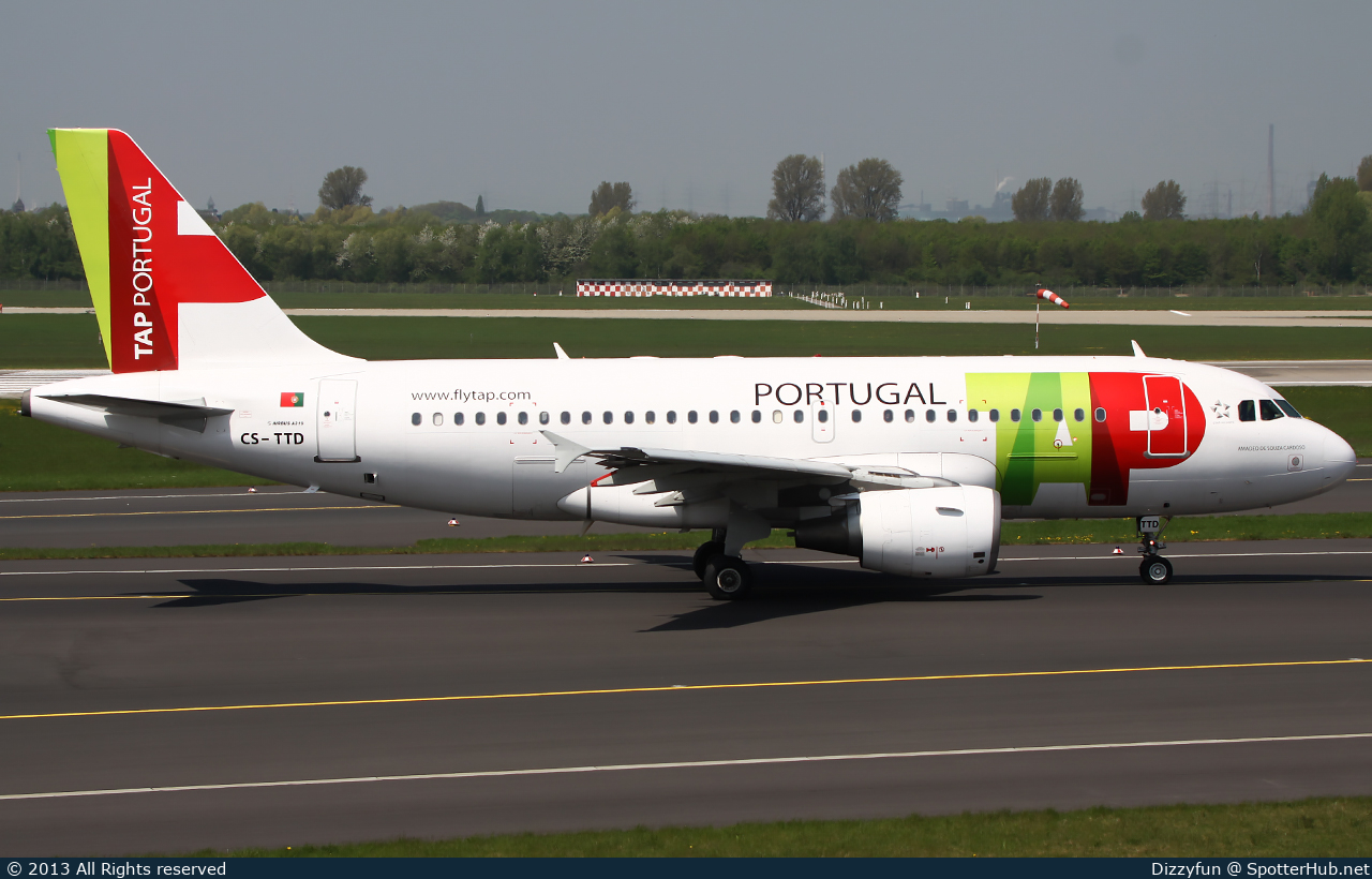 Photo of CS-TTD - Airbus A319-111 operated by TAP Air Portugal