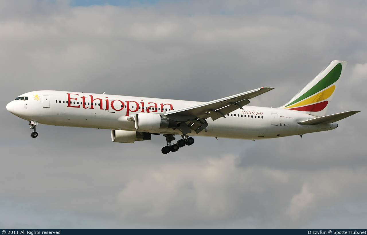 Photo of ET-ALJ - Boeing 767-360(ER) operated by Ethiopian Airlines