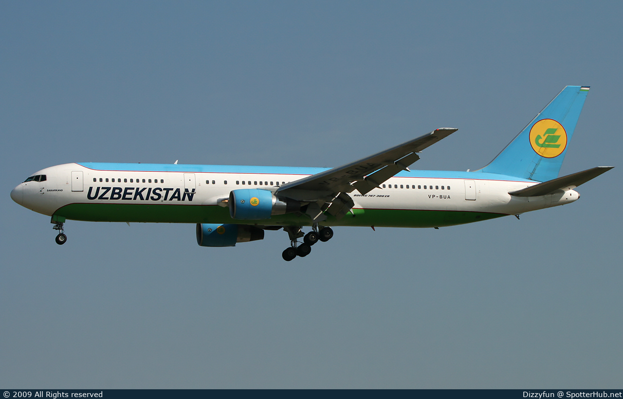 Photo of VP-BUA - Boeing 767-33P(ER) operated by Uzbekistan Airways