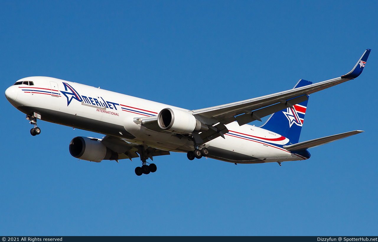 Photo of N378CX - Boeing 767-323(ER)(BDSF) operated by Amerijet International Airlines