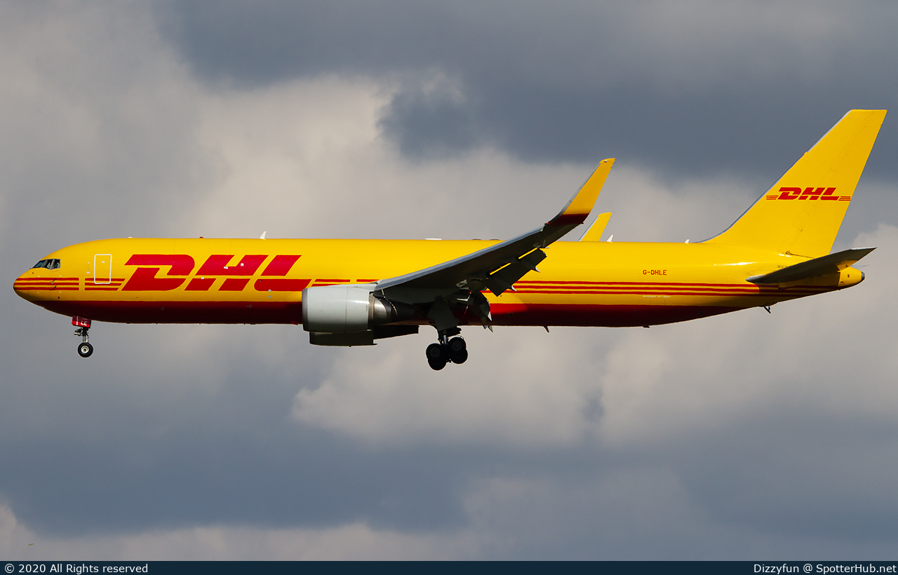 Photo of G-DHLE - Boeing 767-3JHF(ER) operated by DHL Air