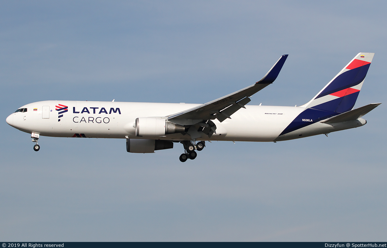 Photo of N536LA - Boeing 767-316F(ER) operated by LATAM Cargo Colombia