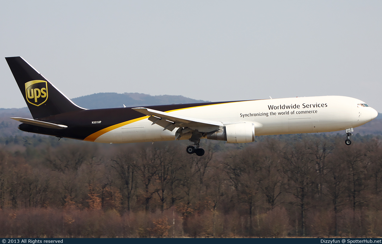 Photo of N301UP - Boeing 767-34AF operated by UPS United Parcel Service