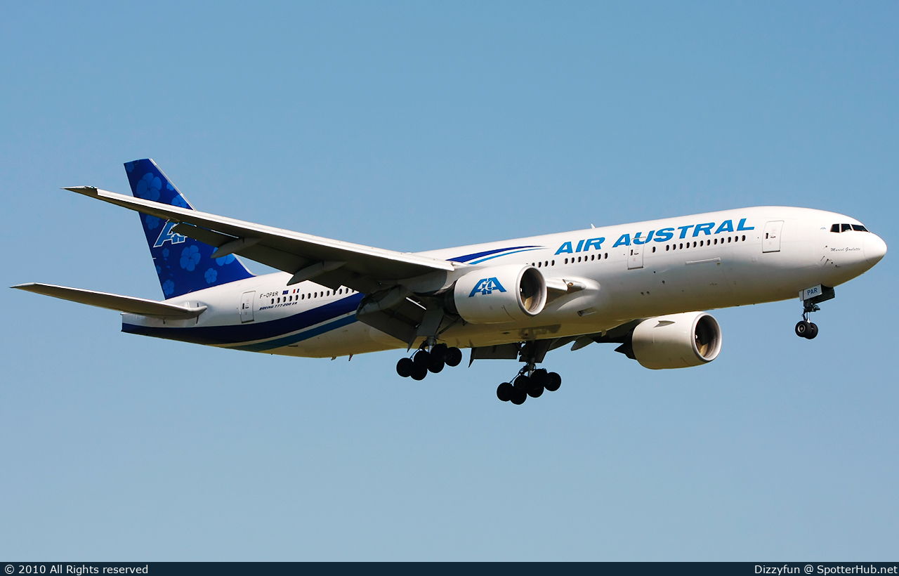 Photo of F-OPAR - Boeing 777-2Q8(ER) operated by Air Austral