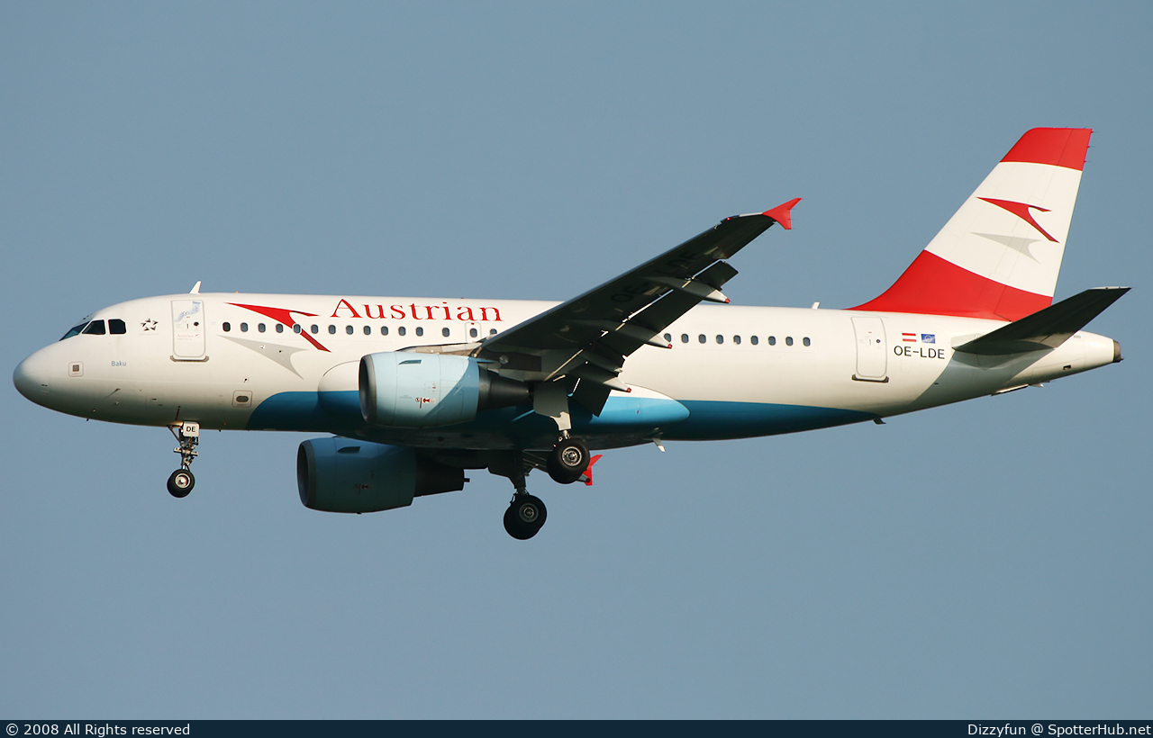 Photo of OE-LDE - Airbus A319-112 operated by Austrian Airlines