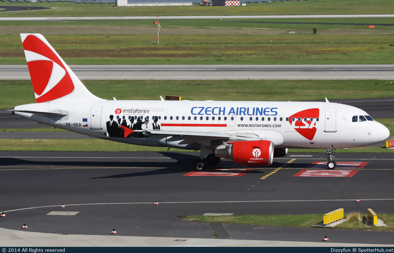 Photo of OK-OER - Airbus A319-112 operated by CSA Czech Airlines