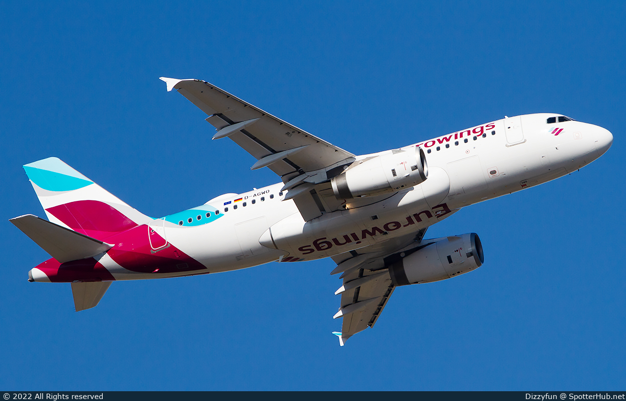 Photo of D-AGWO - Airbus A319-132 operated by Eurowings
