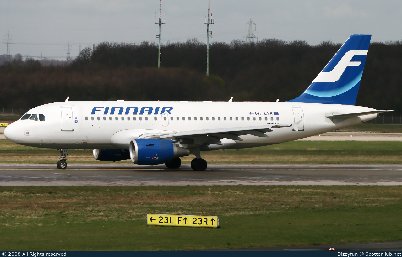 Photo of OH-LVK - Airbus A319-112 operated by Finnair