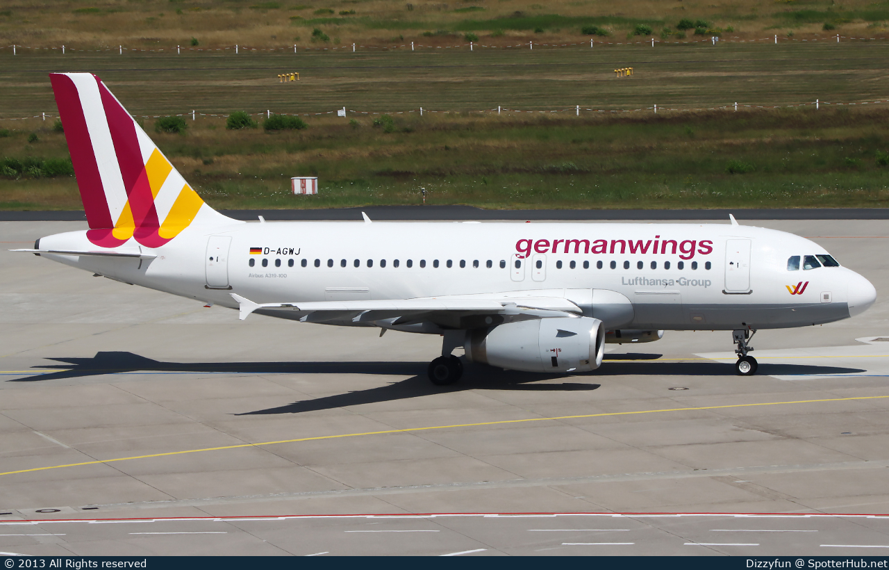 Photo of D-AGWJ - Airbus A319-132 operated by Germanwings