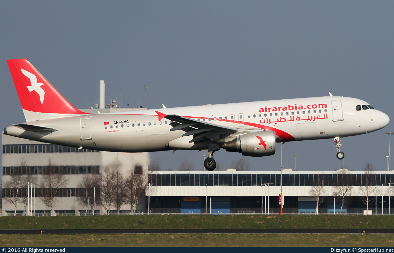 Photo of CN-NMG - Airbus A320-214 operated by Air Arabia Maroc