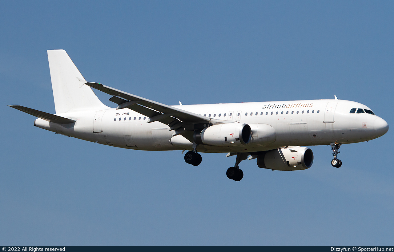 Photo of 9H-HUB - Airbus A320-232 operated by Airhub Airlines