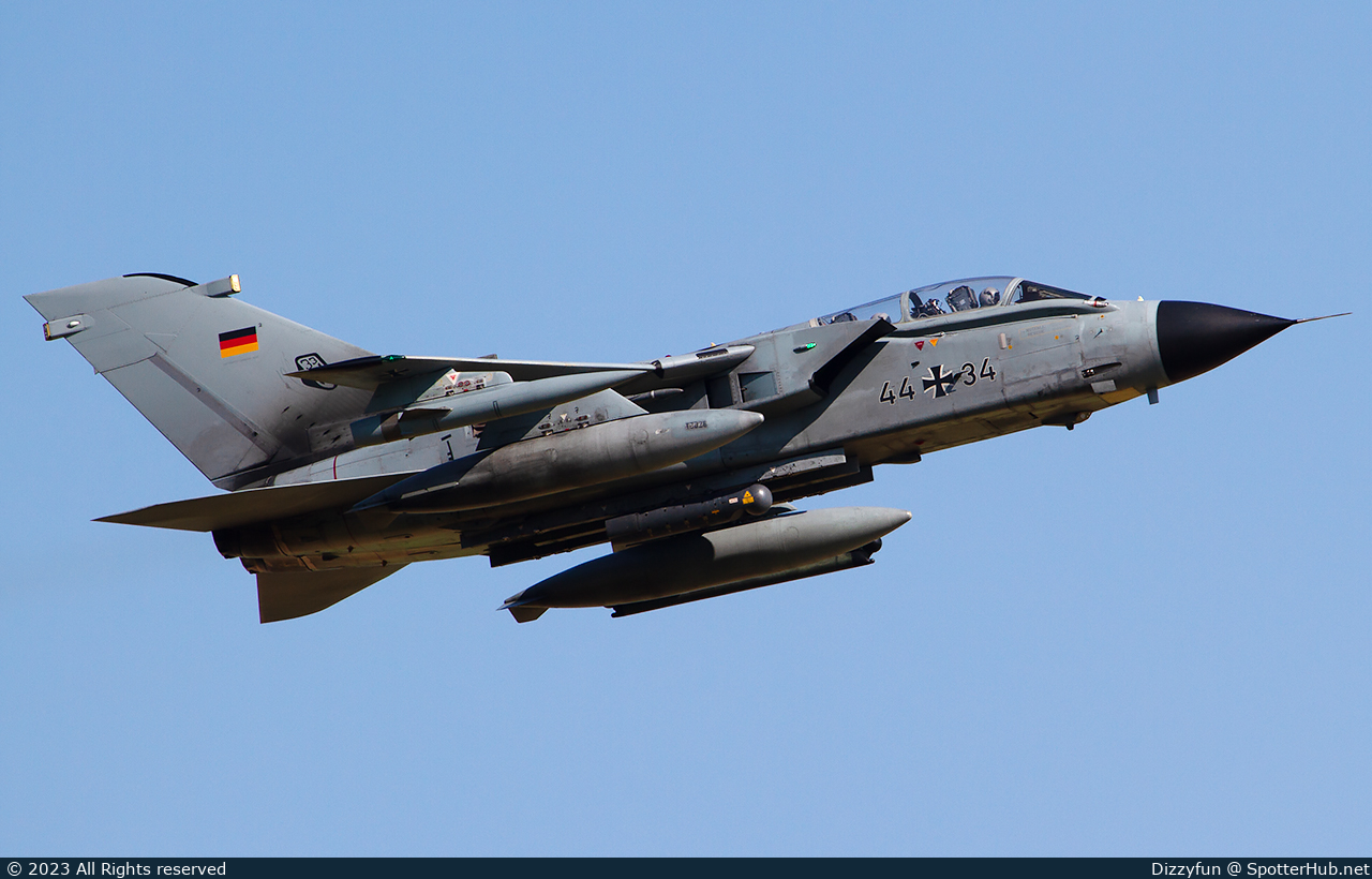 Photo of 44+34 - Panavia Tornado IDS operated by German Air Force