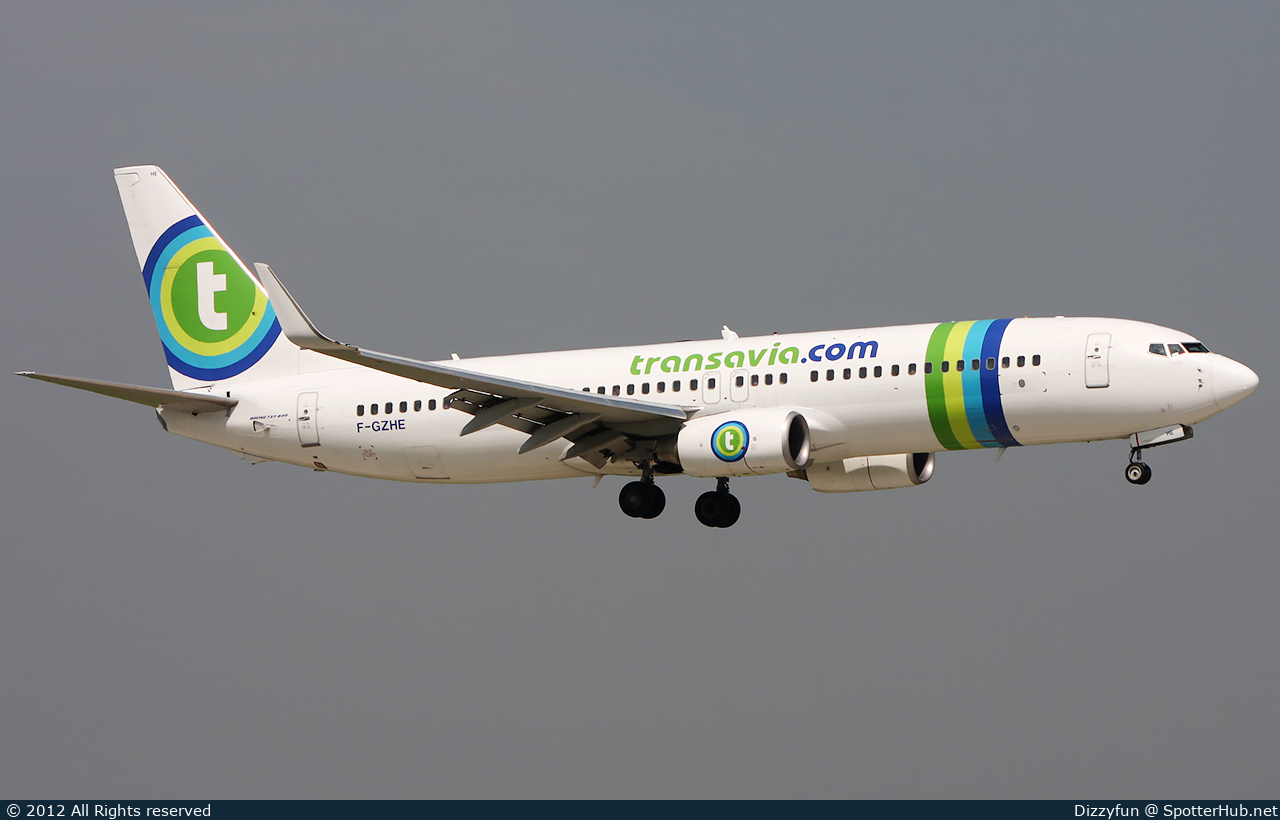 Photo of F-GZHE - Boeing 737-8K2 operated by Transavia France