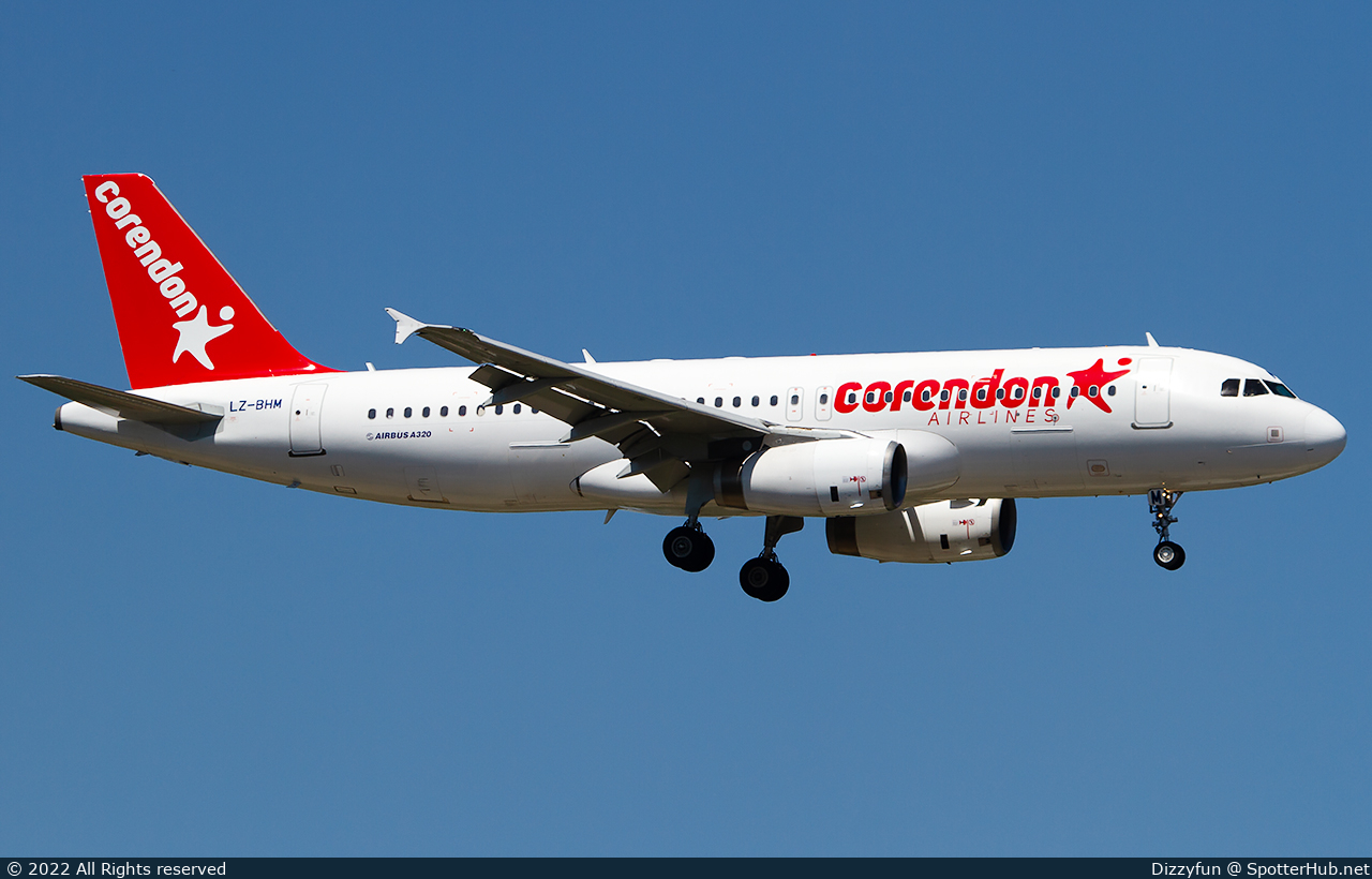 Photo of LZ-BHM - Airbus A320-232 operated by Corendon Airlines (opb BH Air)