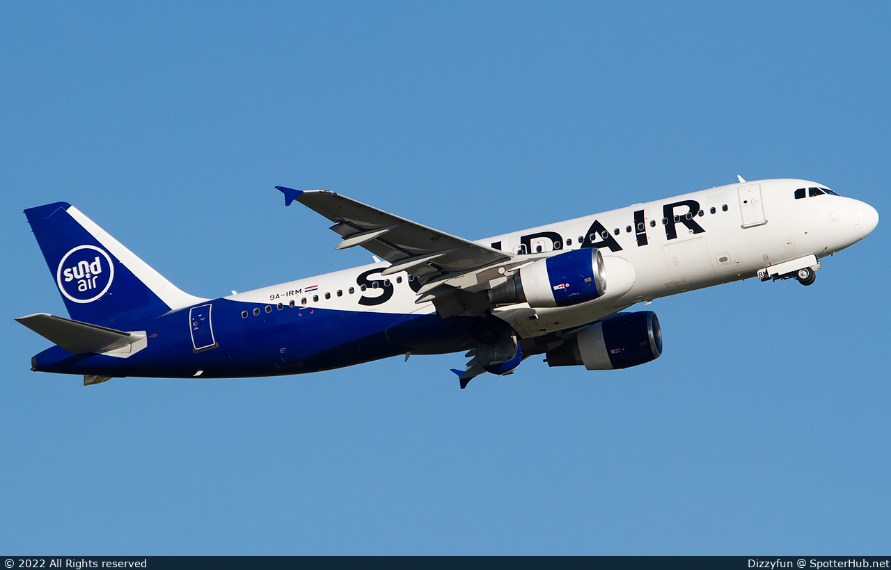 Photo of 9A-IRM - Airbus A320-214 operated by Sundair (opb Fly Air41 Airways)