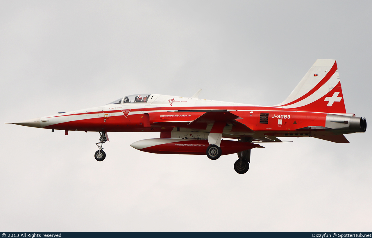 Photo of J-3083 - Northrop F-5E Tiger II operated by Swiss Air Force
