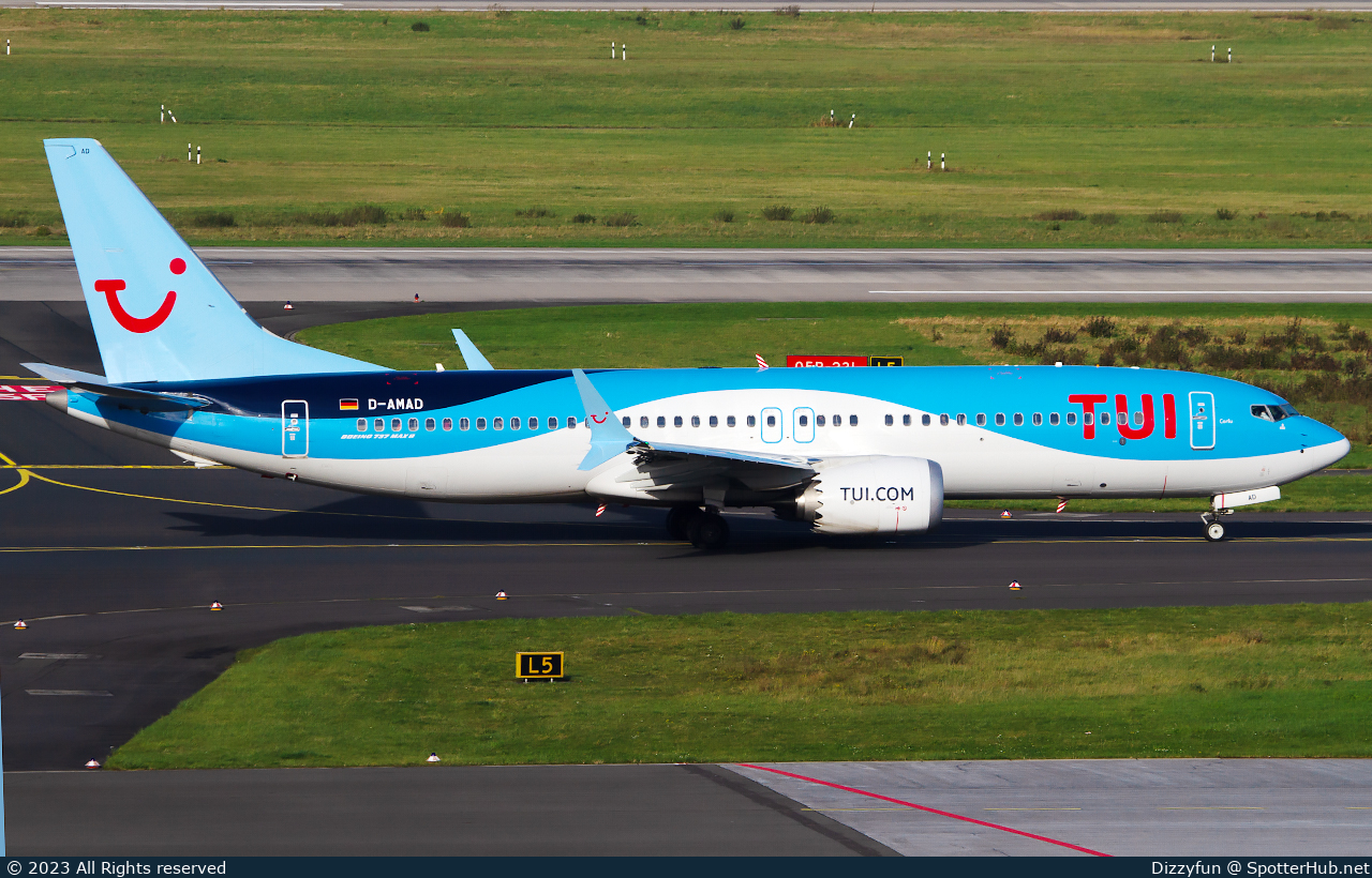 Photo of D-AMAD - Boeing 737 MAX 8 operated by TUIfly