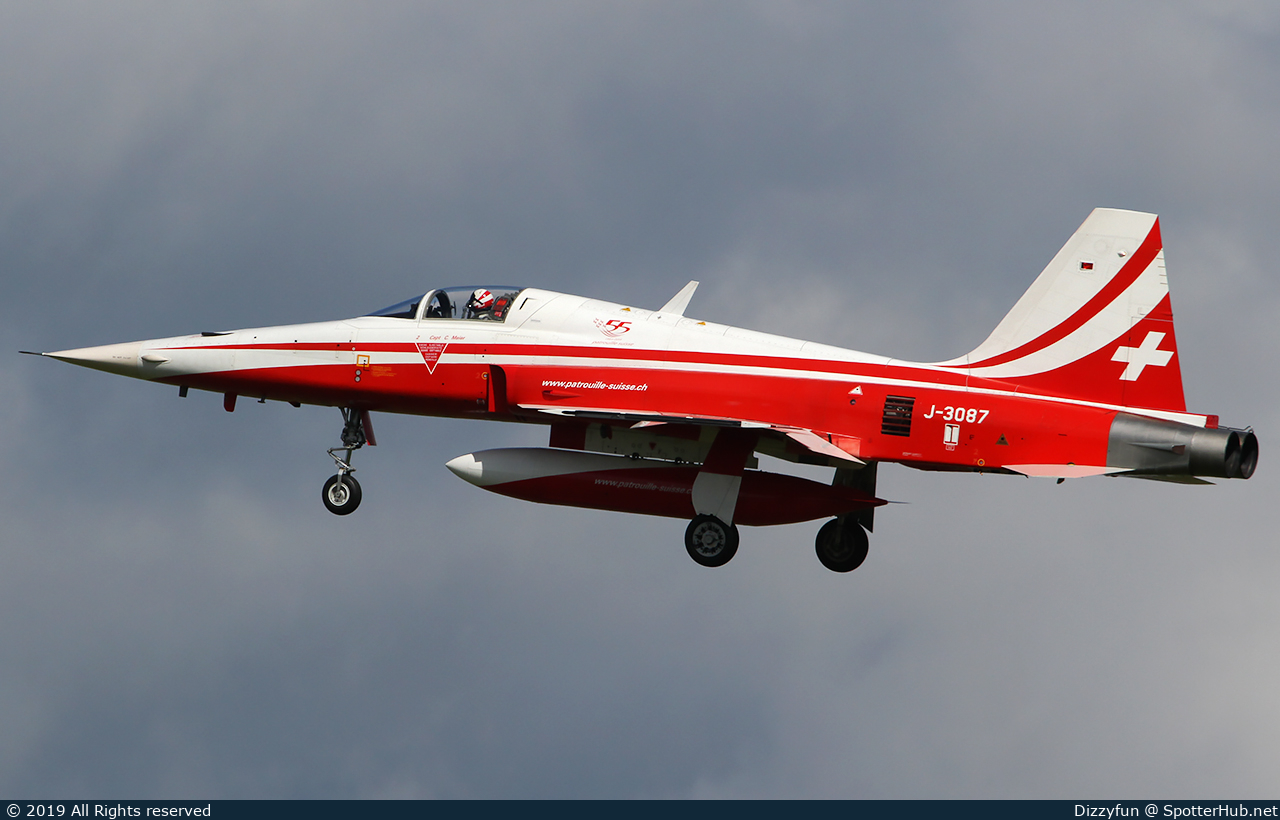 Photo of J-3087 - Northrop F-5E Tiger II operated by Swiss Air Force