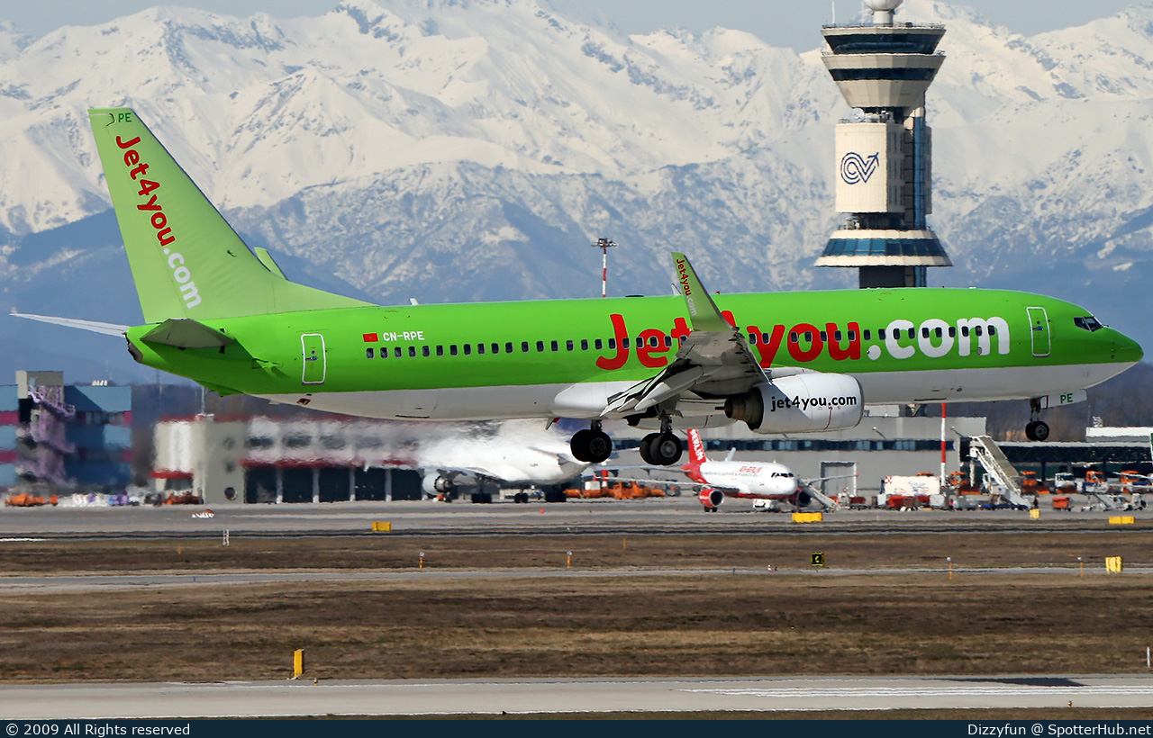 Photo of CN-RPE - Boeing 737-8K5 operated by Jet4you