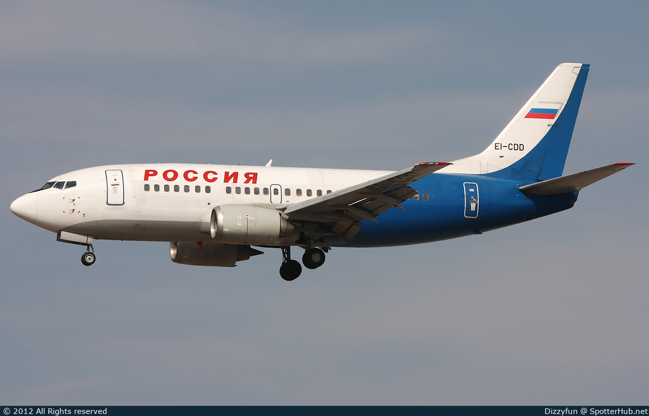 Photo of EI-CDD - Boeing 737-548 operated by Rossiya Airlines