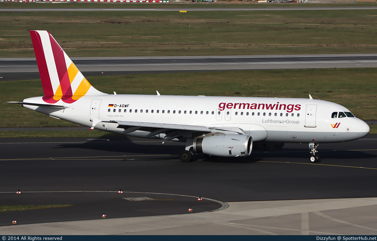 Photo of D-AGWF - Airbus A319-132 operated by Germanwings