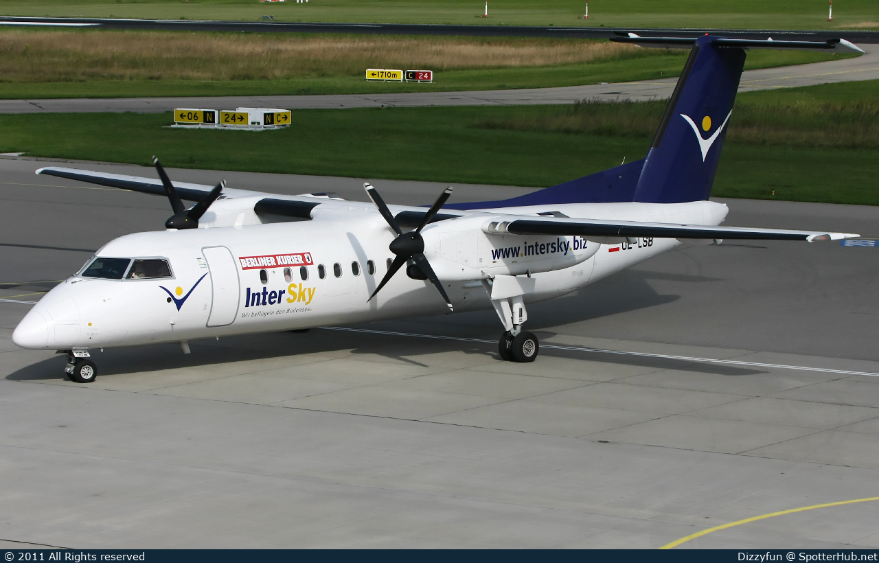 Photo of OE-LSB - Bombardier DHC-8-314 Dash 8 Q300 operated by InterSky