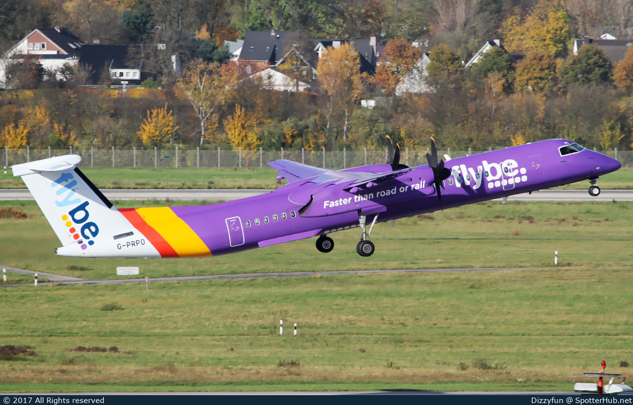 Photo of G-PRPO - Bombardier DHC-8-402 Dash 8 Q400 operated by flybe
