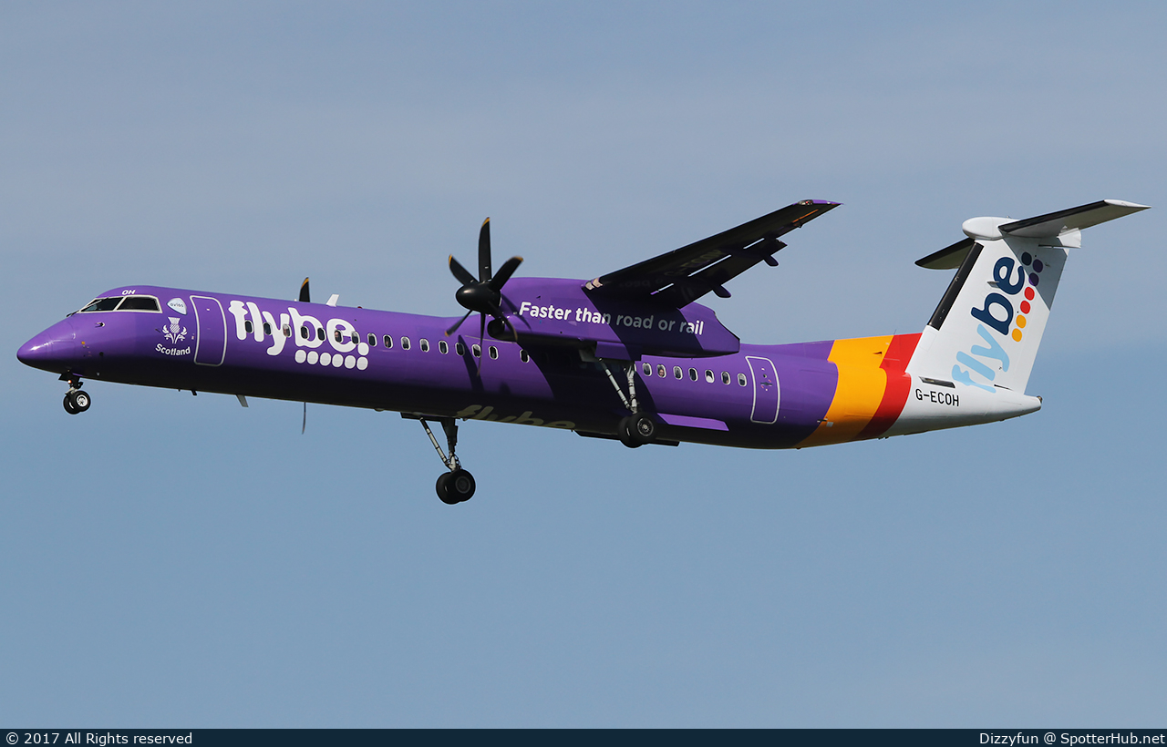 Photo of G-ECOH - Bombardier DHC-8-402 Dash 8 Q400 operated by flybe