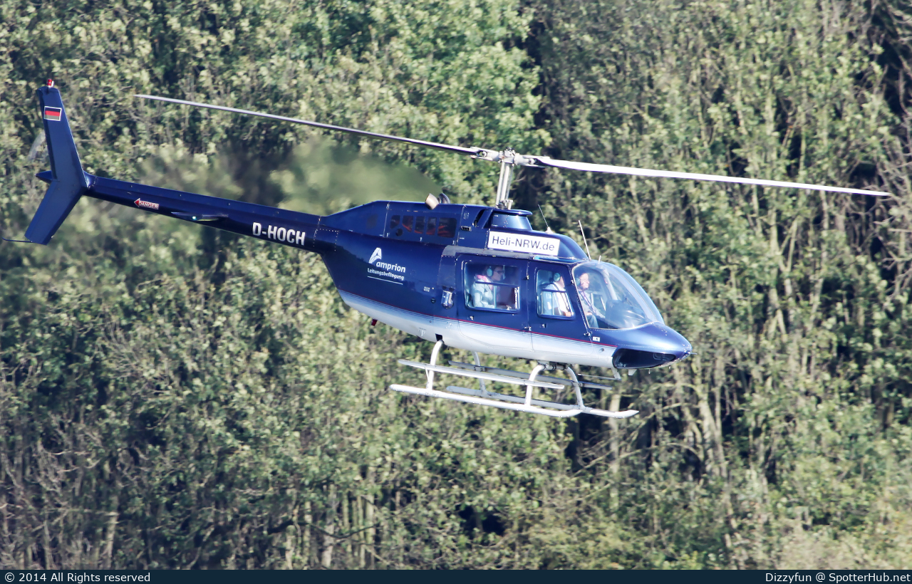 Photo of D-HOCH - Agusta-Bell AB-206B JetRanger II operated by Heli-NRW