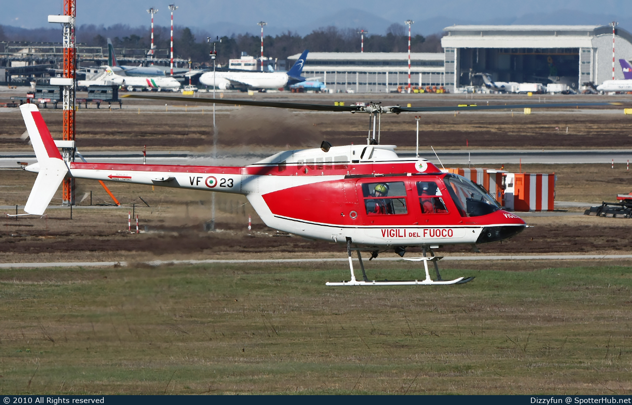 Photo of I-VFAI - Agusta-Bell AB-206B JetRanger III operated by Italian Federal Ministry of the Interior - Vigili del Fuoco