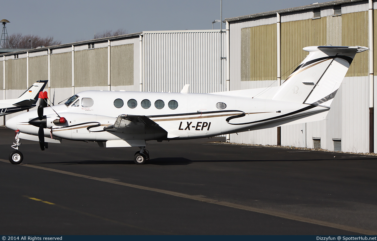 Photo of LX-EPI - Beechcraft B200 Super King Air operated by Private