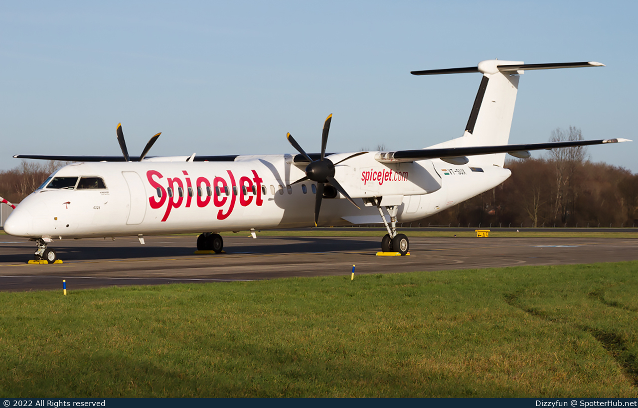 Photo of VT-SUX - Bombardier DHC-8-402 Dash 8 Q400 operated by SpiceJet