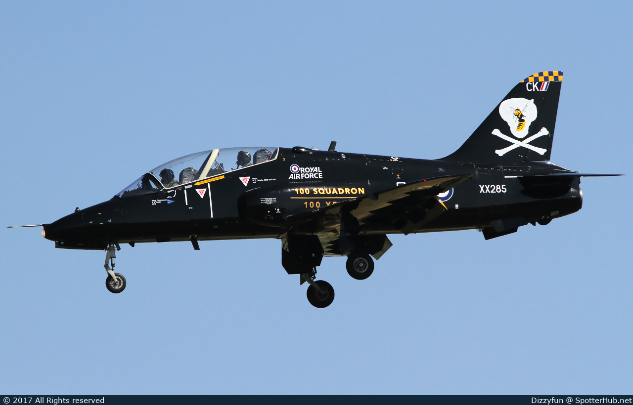 Photo of XX285 - British Aerospace Hawk T1A operated by Royal Air Force