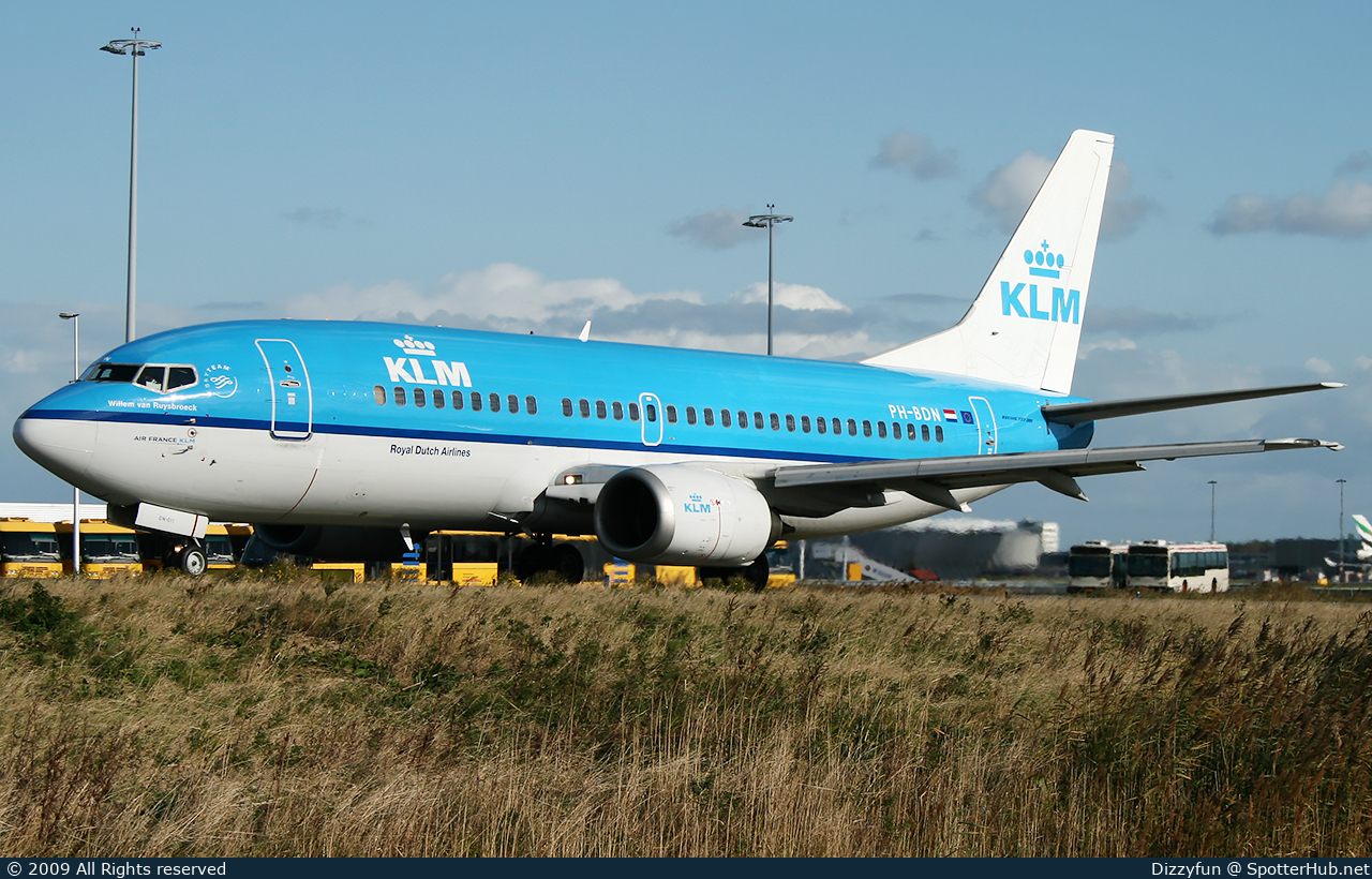 Photo of PH-BDN - Boeing 737-306 operated by KLM Royal Dutch Airlines