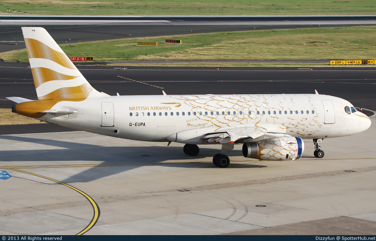 Photo of G-EUPA - Airbus A319-131 operated by British Airways
