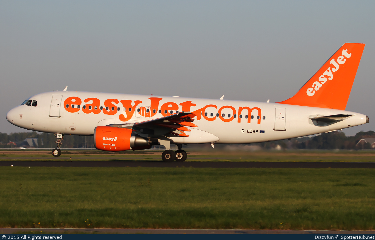Photo of G-EZAP - Airbus A319-111 operated by easyJet