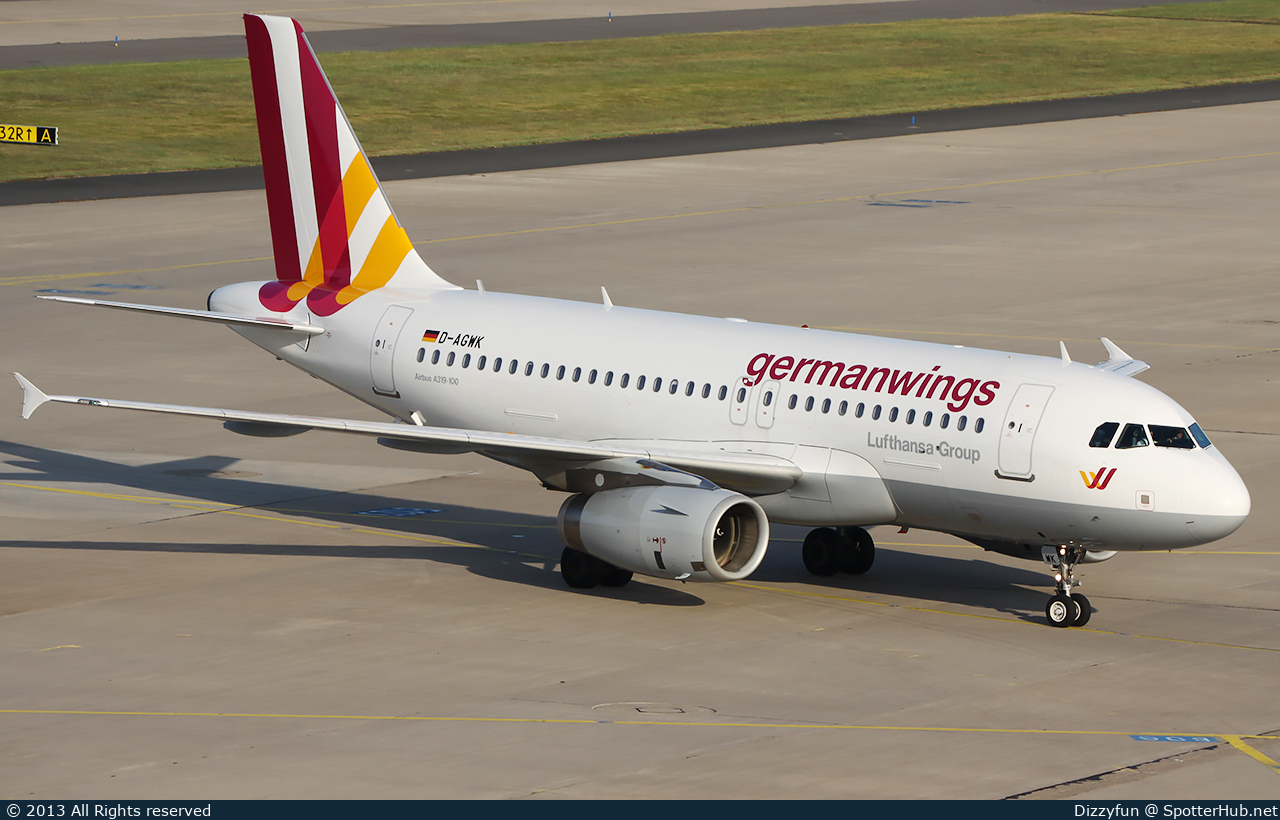 Photo of D-AGWK - Airbus A319-132 operated by Germanwings