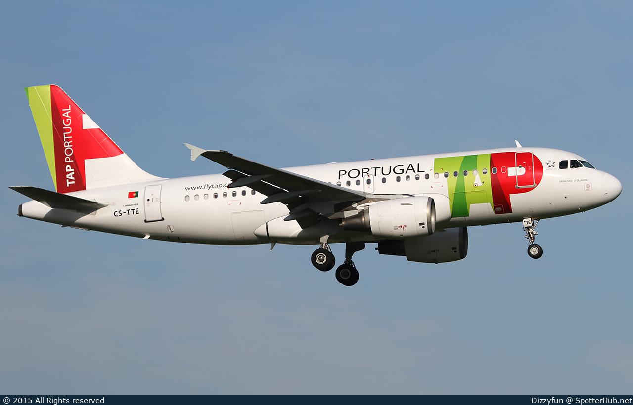 Photo of CS-TTE - Airbus A319-111 operated by TAP Air Portugal