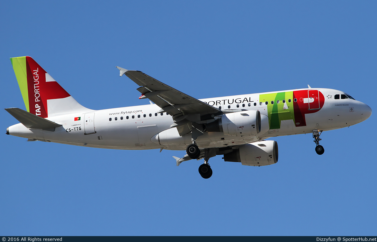 Photo of CS-TTG - Airbus A319-111 operated by TAP Air Portugal