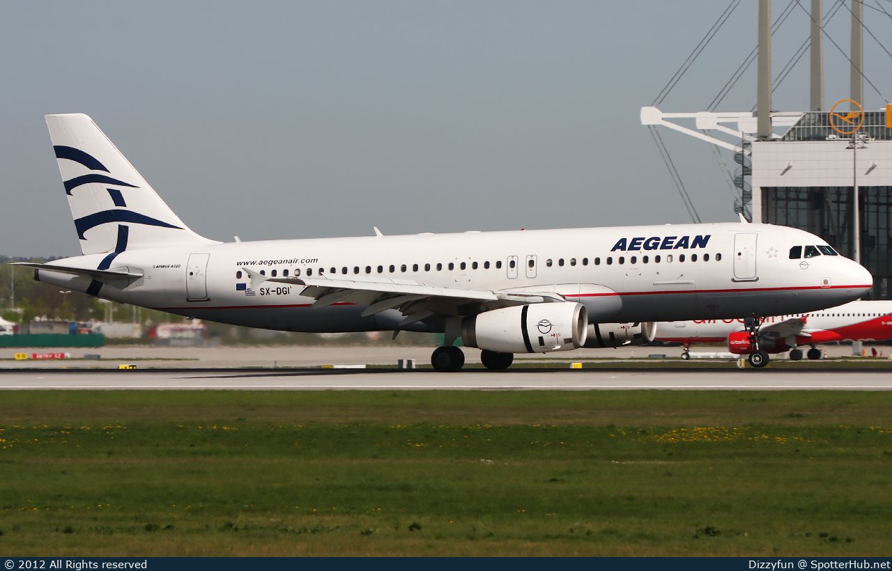 Photo of SX-DGI - Airbus A320-232 operated by Aegean Airlines
