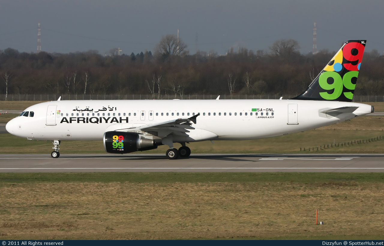 Photo of 5A-ONL - Airbus A320-214 operated by Afriqiyah Airways