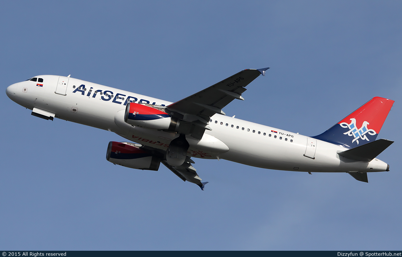 Photo of YU-APG - Airbus A320-232 operated by Air Serbia
