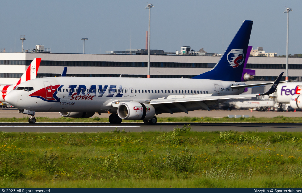 Photo of OK-TSD - Boeing 737-8Q8 operated by Eurowings (opb Travel Service)