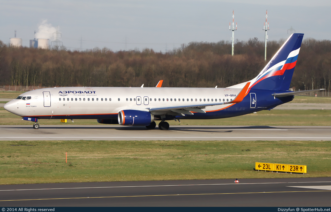 Photo of VP-BRH - Boeing 737-8LJ operated by Aeroflot